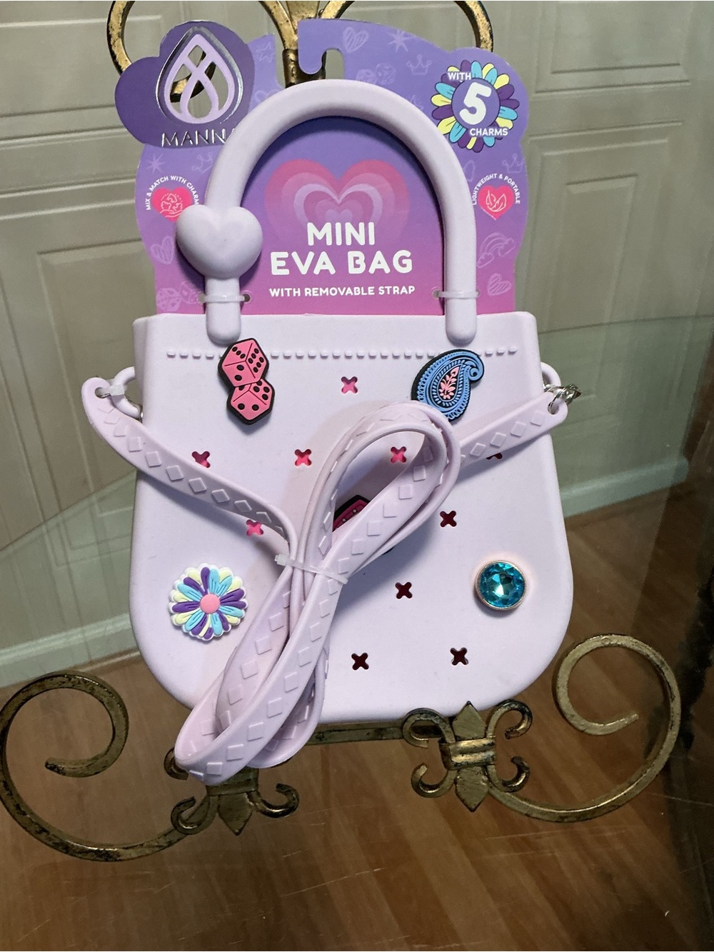 Brand New Manna Mini Charm Crossbody Bag l Purse